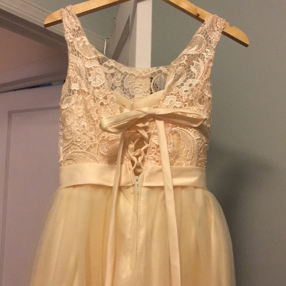 A classy silk tulle lace prom/graduation dress! - Picture 2 of 3